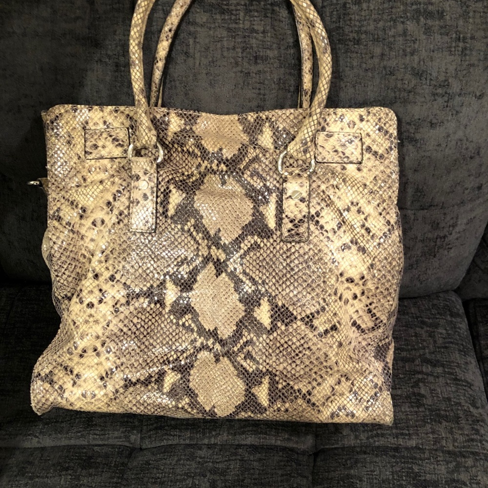 Michael Kors Large Python Handbag - Picture 3 of 5